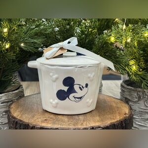 ✨ Brand NEW w/Tags Rae Dunn Disney mickey Double Sided Covered Baking Dish ✨